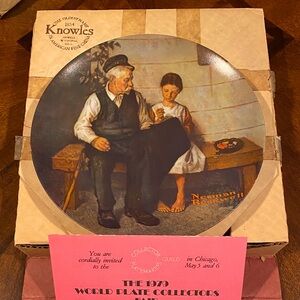 Norman Rockwell Collector's Plate “ The Lighthouse Keepers Daughter “ 02,245A